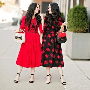 Kate Spade NWOT Embroidered Pom Pom Mini dress